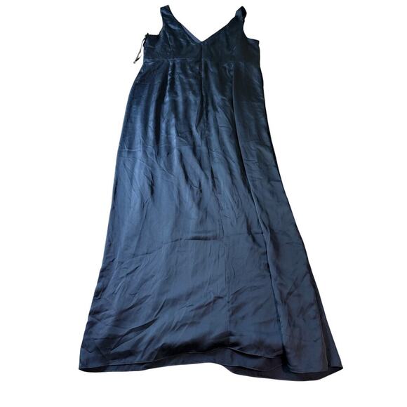 NWOT After Size Formal Gown DRAPED TULIP BRIDESMAID DRESS Size 22 W Blue - Picture 4 of 12